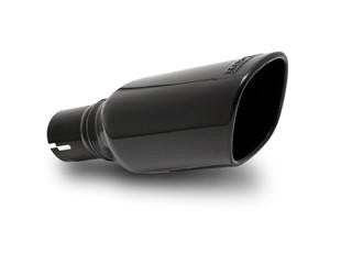 2012-2018 Jeep Wrangler JK-JKU Axle-Back Exhaust System, ATAK, Black Chrome Tips - Apollo Off-Road