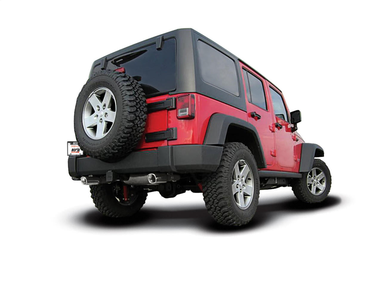 2012-2018 Jeep Wrangler JK-JKU Axle-Back Exhaust System, Touring, Chrome Tips - Apollo Off-Road