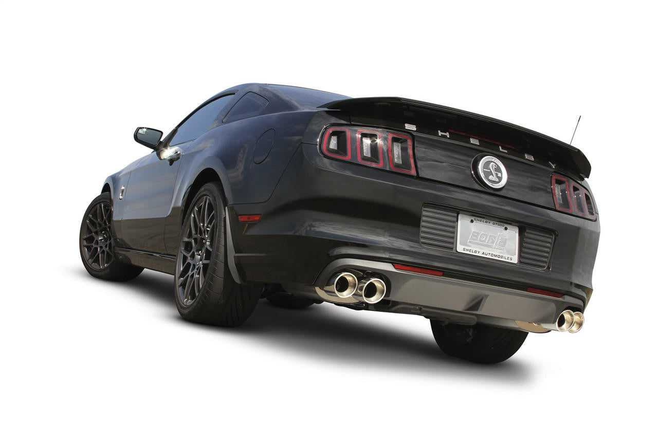 2013-2014 Ford Mustang Shelby GT500 Axle-Back Exhaust System, ATAK, Chrome Tips - Apollo Off-Road