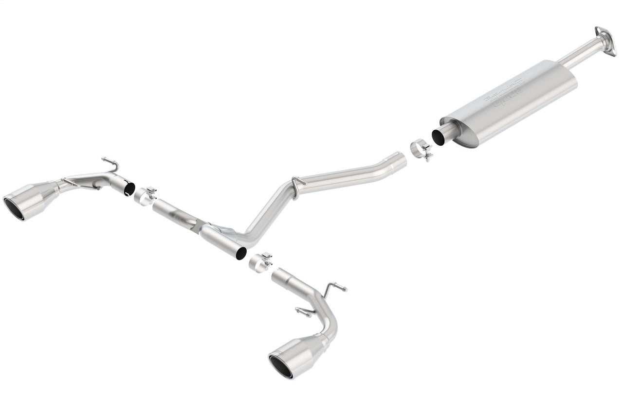 2013-2020 Scion FR-S-Subaru BRZ-Toyota 86 Cat-Back Exhaust System, S-Type, Chrome Tips - Apollo Off-Road