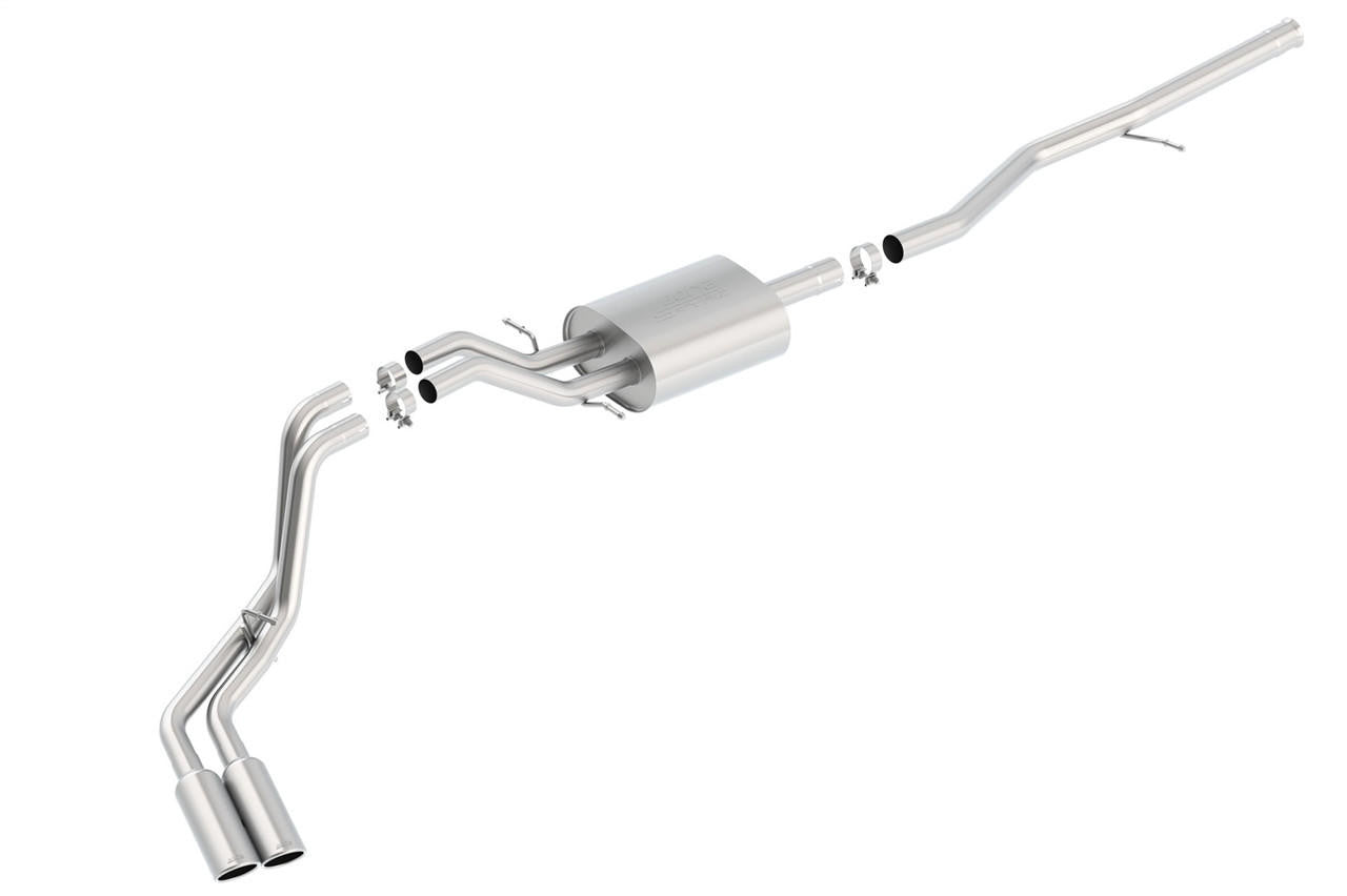 2014-2019 Silverado-Sierra 1500 Cat-Back Exhaust System, S-Type, Chrome Tips - Apollo Off-Road