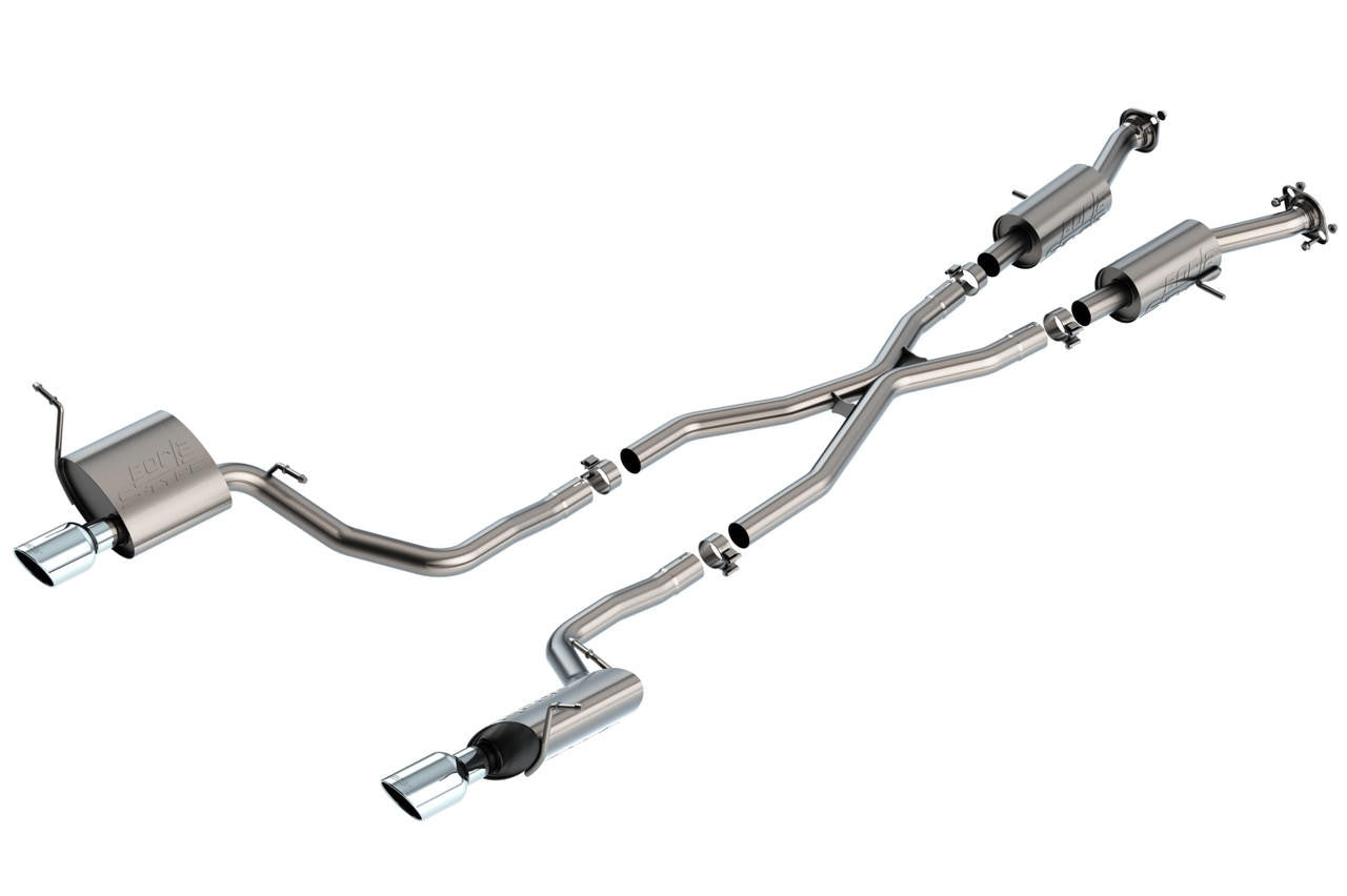 2014-2021 Jeep Grand Cherokee WK2 3.6L V6 Cat-Back Exhaust System, S-Type, Chrome Tips - Apollo Off-Road
