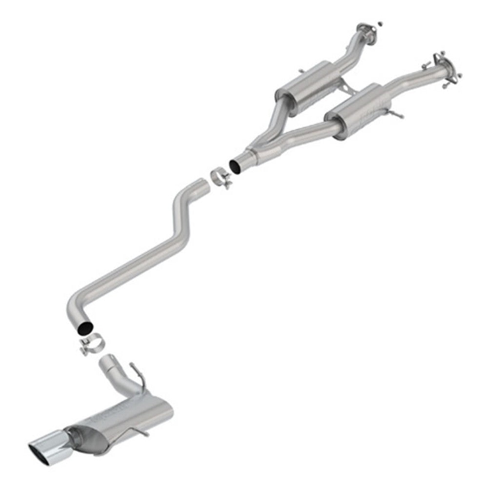 2014-2021 Jeep Grand Cherokee WK2 Cat-Back Exhaust System, S-Type, Chrome Tips - Apollo Off-Road