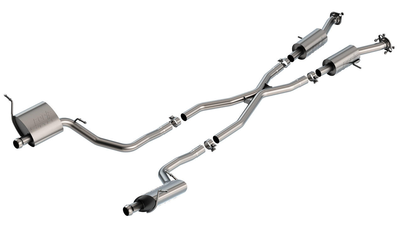 2014-2021 Jeep Jeep Grand Cherokee WK2 Cat-Back Exhaust System, S-Type, Chrome Tips - Apollo Off-Road
