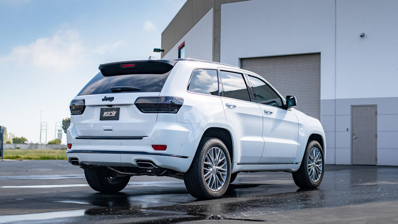 2014-2021 Jeep Jeep Grand Cherokee WK2 Cat-Back Exhaust System, S-Type, Chrome Tips - Apollo Off-Road