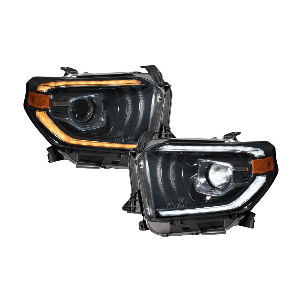 2014-2021 Toyota Tundra LED Projector Headlights Pair - Apollo Off-Road