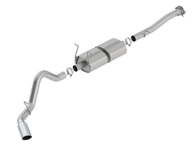 2015-2019 Chevrolet Silverado 2500-3500-GMC Sierra 2500-3500 Cat-Back Exhaust System, S-Type, Chrome Tips - Apollo Off-Road