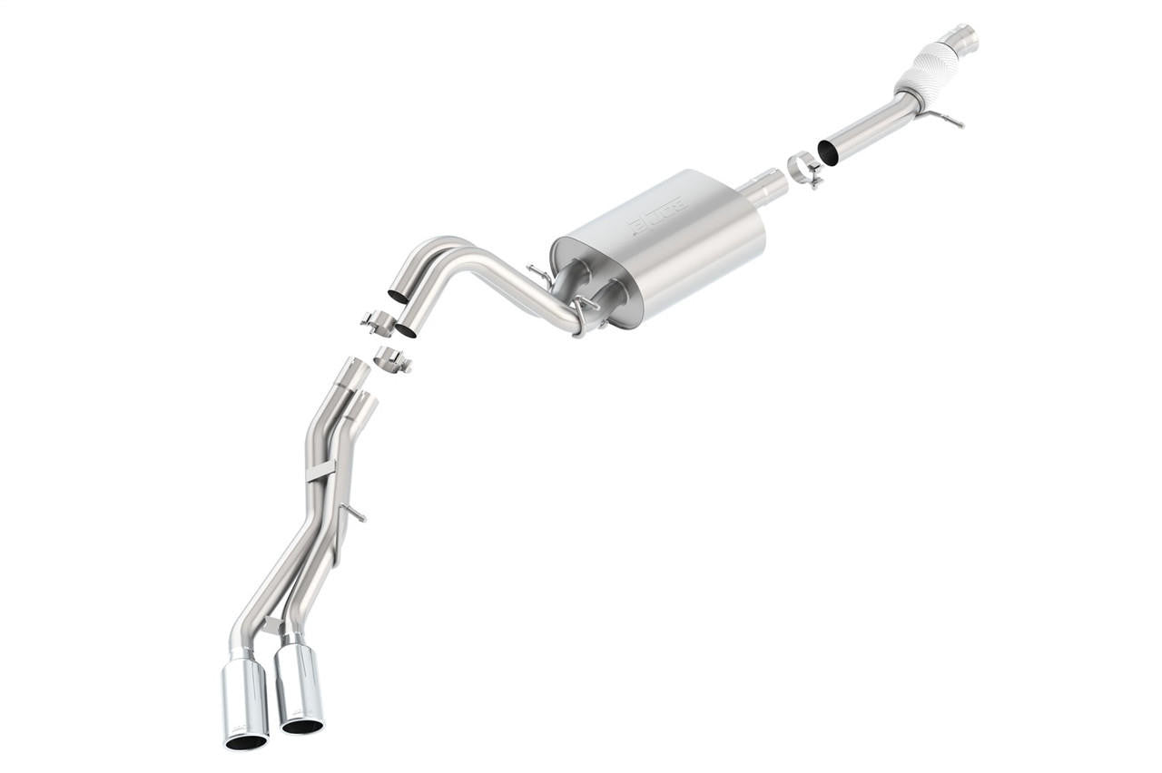 2015-2019 Yukon Cat-Back Exhaust System, Touring, Chrome Tips - Apollo Off-Road