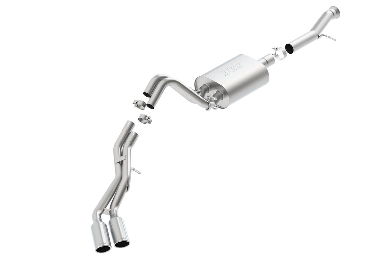 2015-2020 Cadillac Escalade-GMC Yukon Denali Cat-Back Exhaust System, S-Type, Chrome Tips - Apollo Off-Road