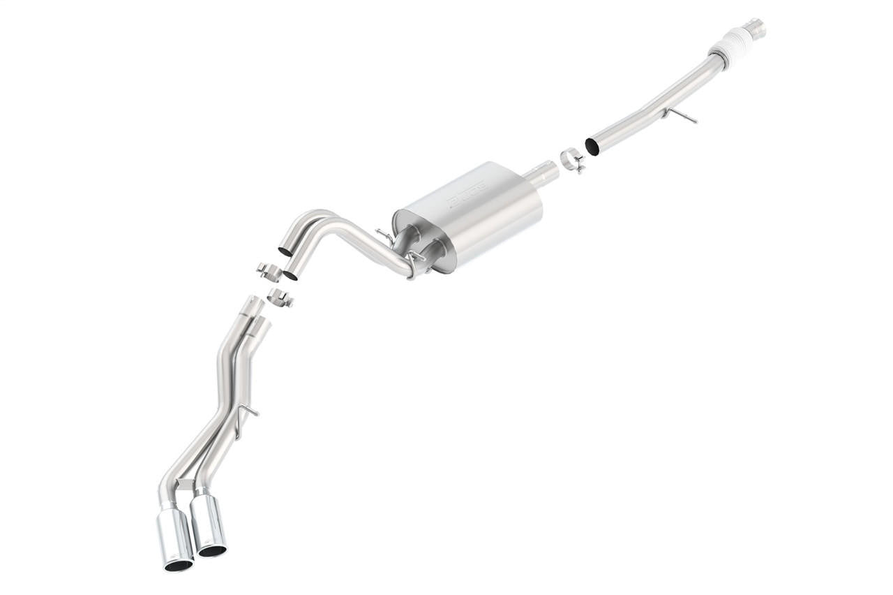 2015-2020 Chevrolet Suburban Cat-Back Exhaust System, Touring, Chrome Tips - Apollo Off-Road