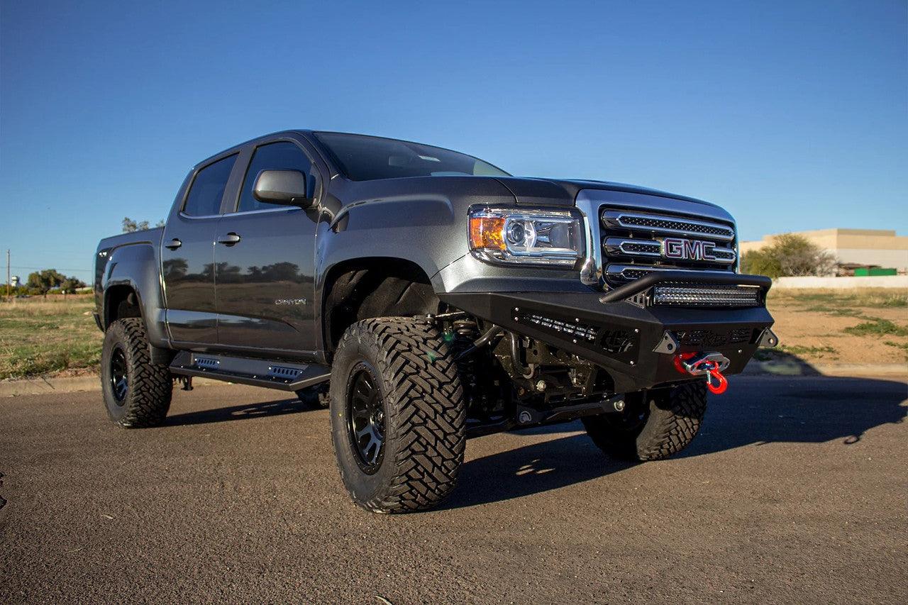 2015 - 2020 Chevy Colorado/GMC Canyon HoneyBadger Winch Front Bumper - Apollo Off-Road