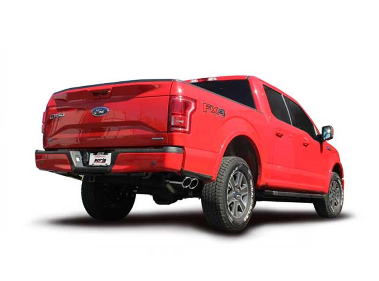 2015-2020 Ford F-150 2.7L-3.5L EcoBoost-5.0L V8-2018-2020 3.3L V6 Cat-Back Exhaust System, ATAK, Chrome Tips - Apollo Off-Road
