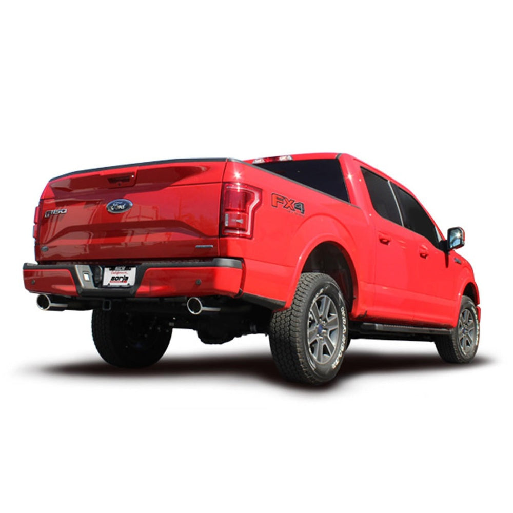 2015-2020 Ford F-150 2.7L-3.5L EcoBoost-5.0L V8 2018-2020 3.3L V6 Cat-Back Exhaust System, ATAK, Chrome Tips - Apollo Off-Road
