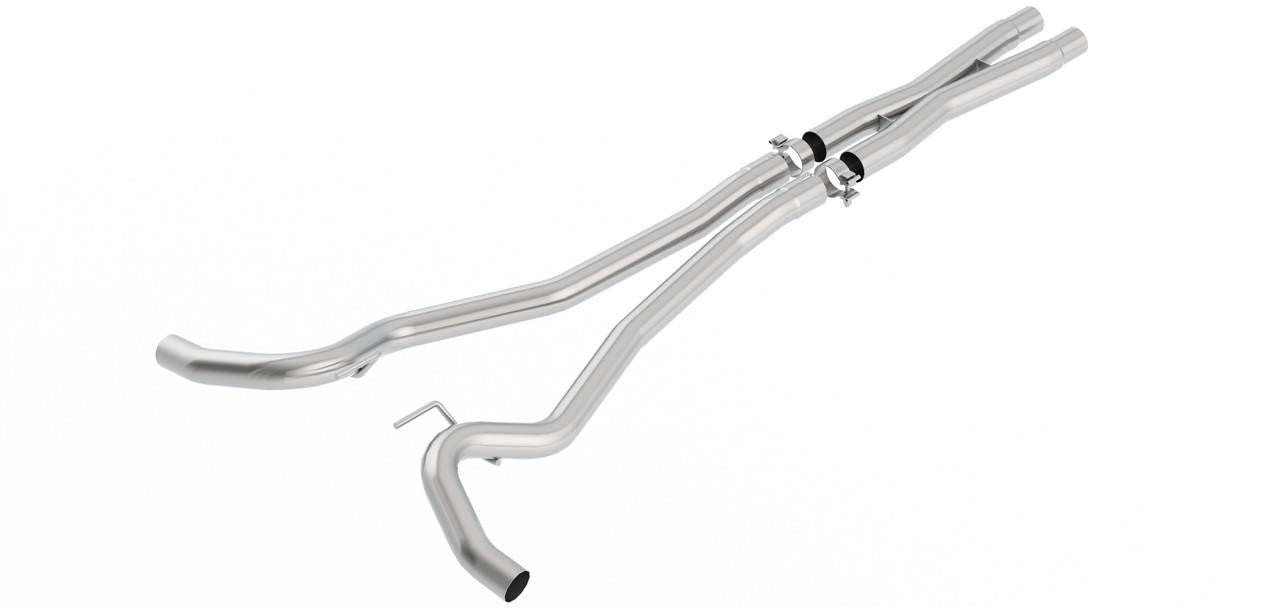 2015-2021 Ford Mustang GT X-Pipe With Mid Pipes - Apollo Off-Road