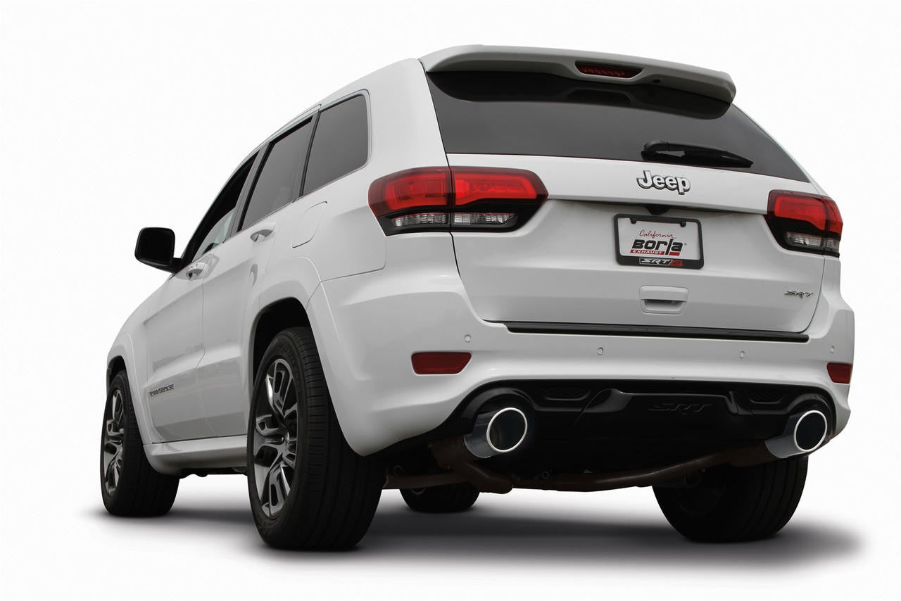 2015-2021 Jeep Grand Cherokee SRT WK2 Cat-Back Exhaust System, ATAK, Chrome Tips - Apollo Off-Road