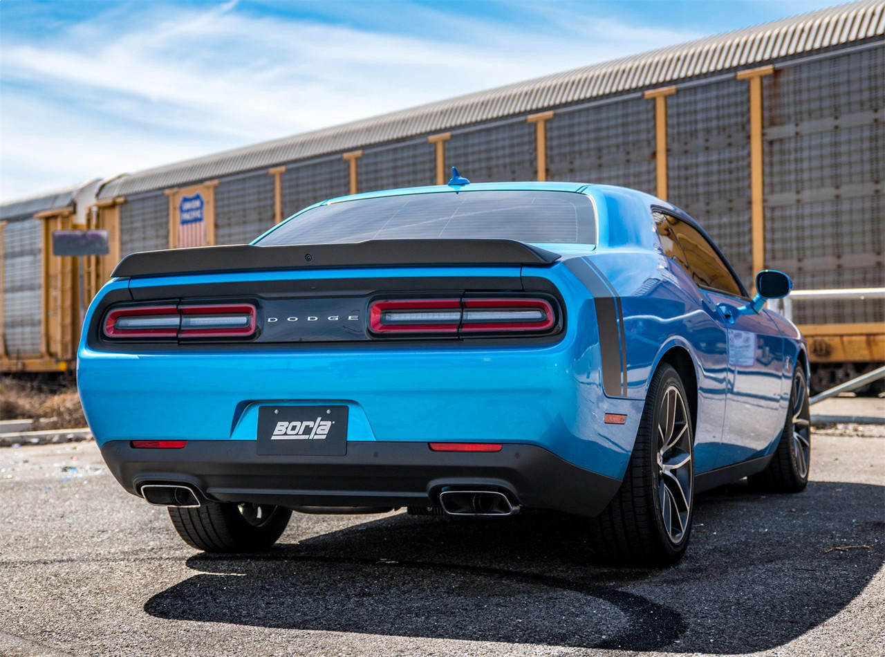 2015-2023 Dodge Challenger SRT 392-392 Hemi-Scat Pack Cat-Back Exhaust System, ATAK, Chrome Tips - Apollo Off-Road