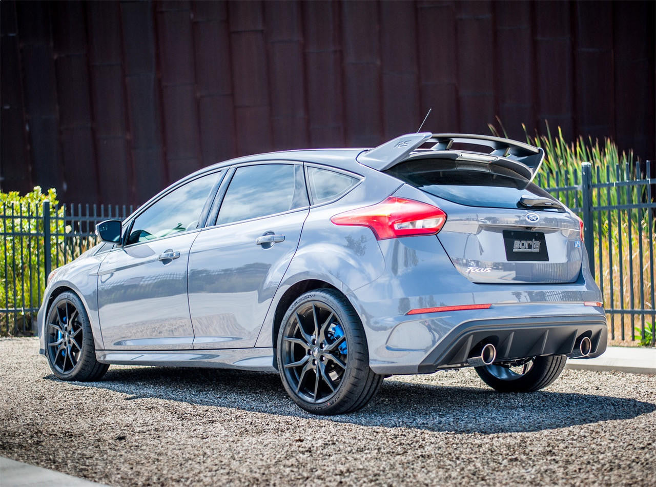 2016-2018 Ford Focus RS Cat-Back Exhaust System, ATAK, Chrome Tips - Apollo Off-Road