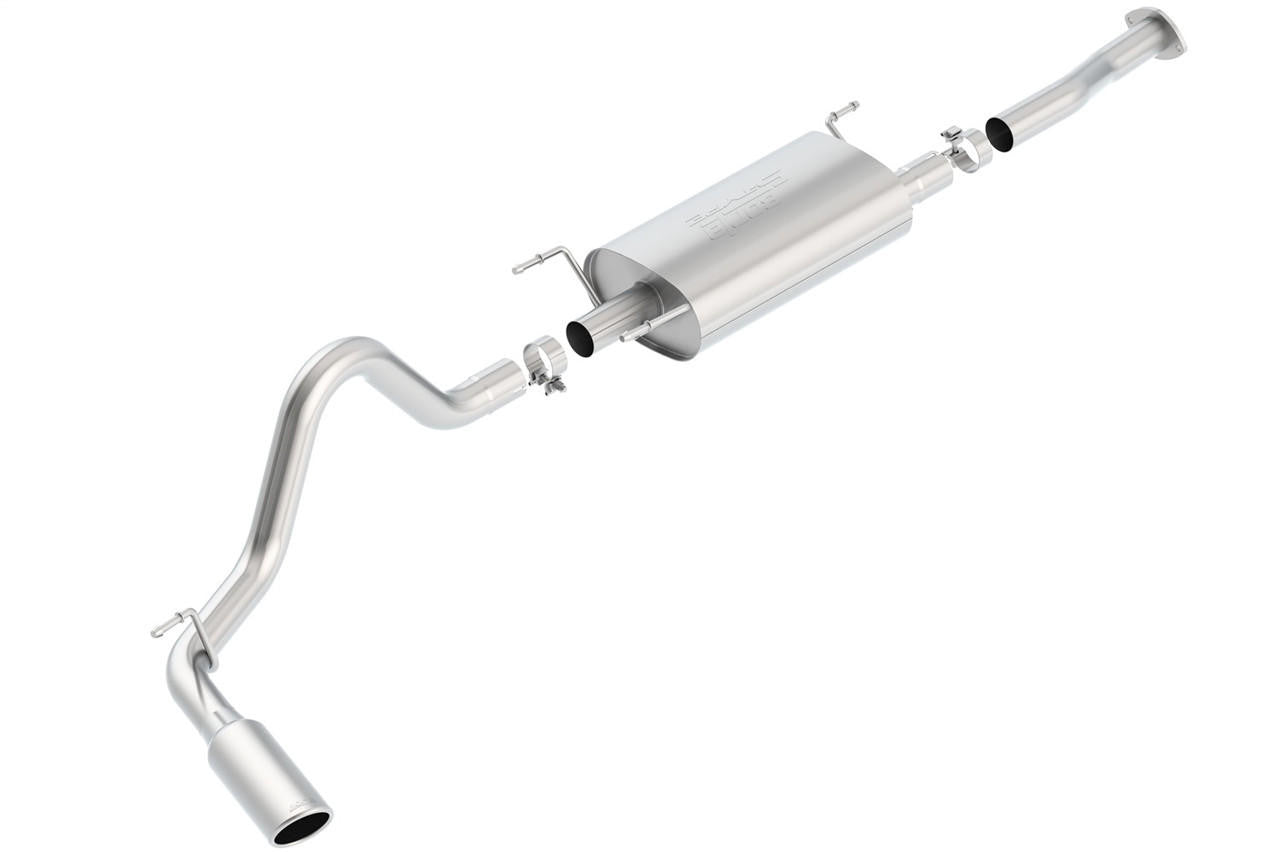 2016-2023 Toyota Tacoma Cat-Back Exhaust System, S-Type, Chrome Tips - Apollo Off-Road