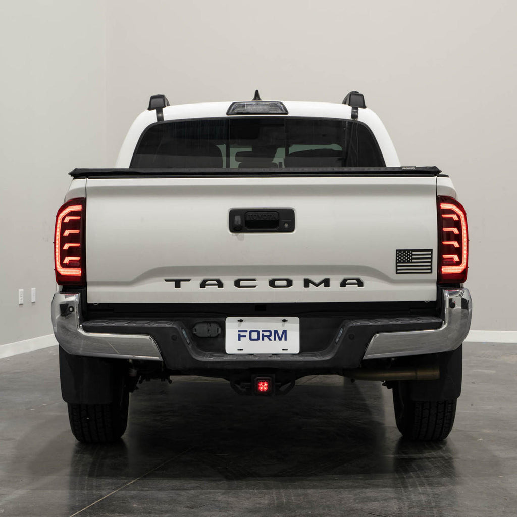 2016+ Toyota Tacoma LED Tail Lights Pair (Red - Smoked) - Apollo Off-Road