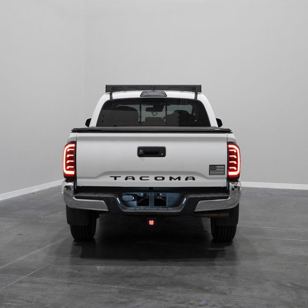 2016+ Toyota Tacoma LED Tail Lights Pair (Red - Smoked) - Apollo Off-Road