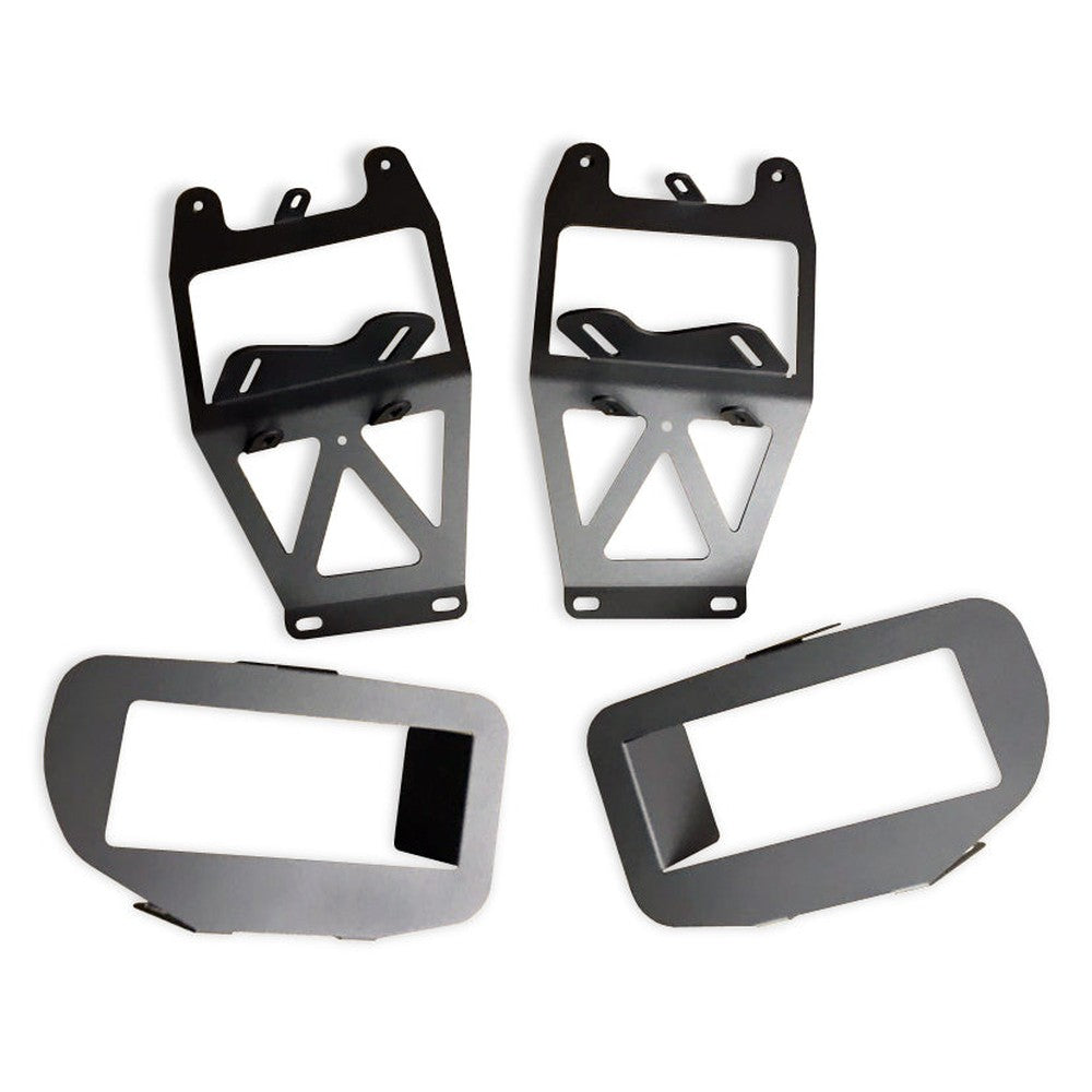 2017-19 Ford Super Duty Dual Fog Light Brackets for RIGID Lights - Apollo Off-Road