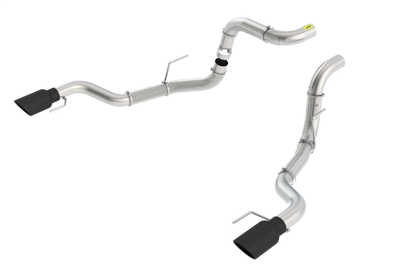 2017-2020 Ford F-150 Raptor / 2019-20 Limited / 2021+ Tremor Tail Pipes with Black Chrome Tips - Apollo Off-Road