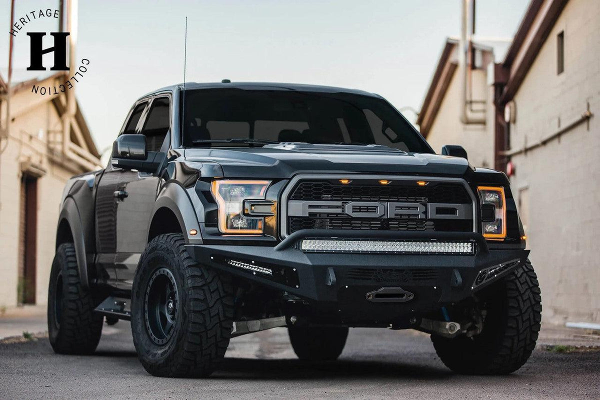 2017 - 2020 Ford F-150 Raptor HoneyBadger Winch Front Bumper - Apollo Off-Road