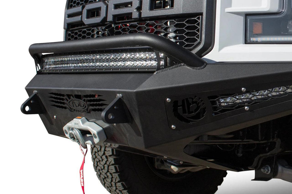 2017 - 2020 Ford F-150 Raptor HoneyBadger Winch Front Bumper - Apollo Off-Road