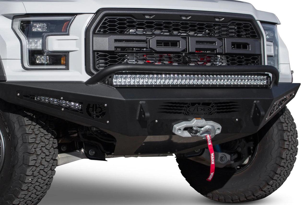 2017 - 2020 Ford F-150 Raptor HoneyBadger Winch Front Bumper - Apollo Off-Road