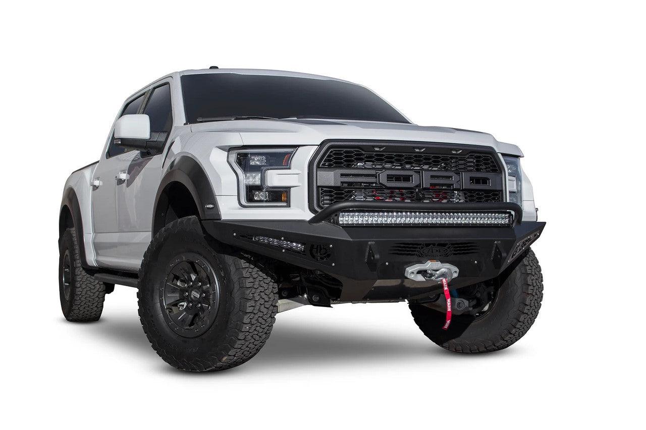 2017 - 2020 Ford F-150 Raptor HoneyBadger Winch Front Bumper - Apollo Off-Road