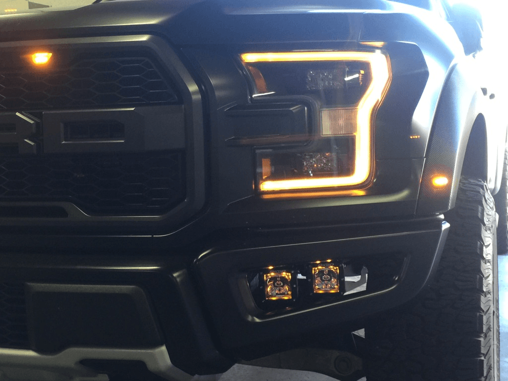 2017-2020 Ford Raptor Fog Light Brackets Multi-Light Kit - Apollo Off-Road