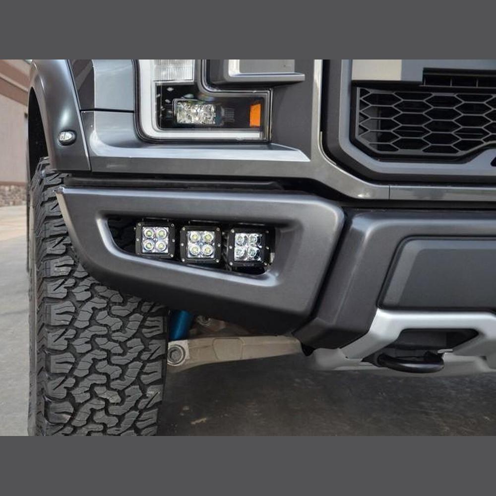 2017-2020 Ford Raptor Fog Light Brackets Multi-Light Kit - Apollo Off-Road