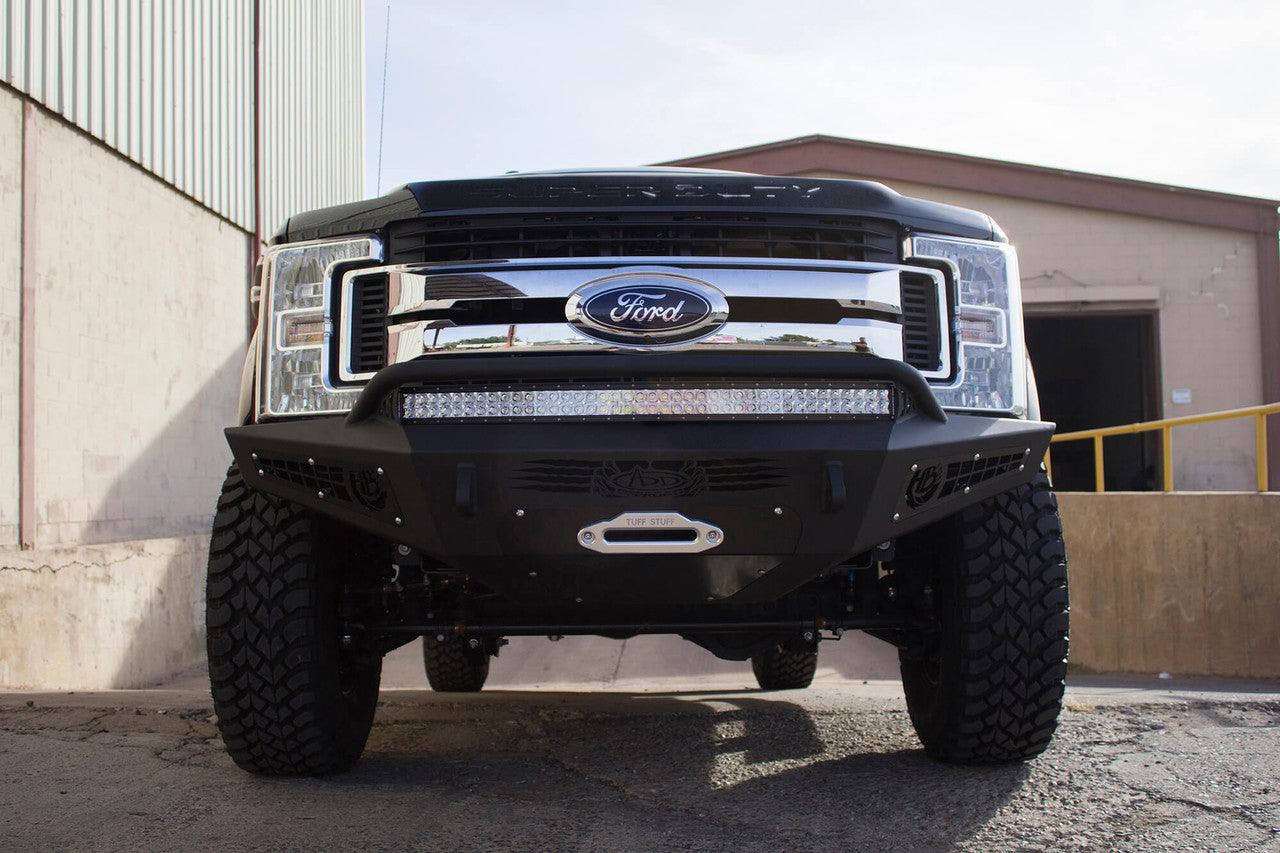 2017 - 2022 Ford Super Duty HoneyBadger Winch Front Bumper - Apollo Off-Road