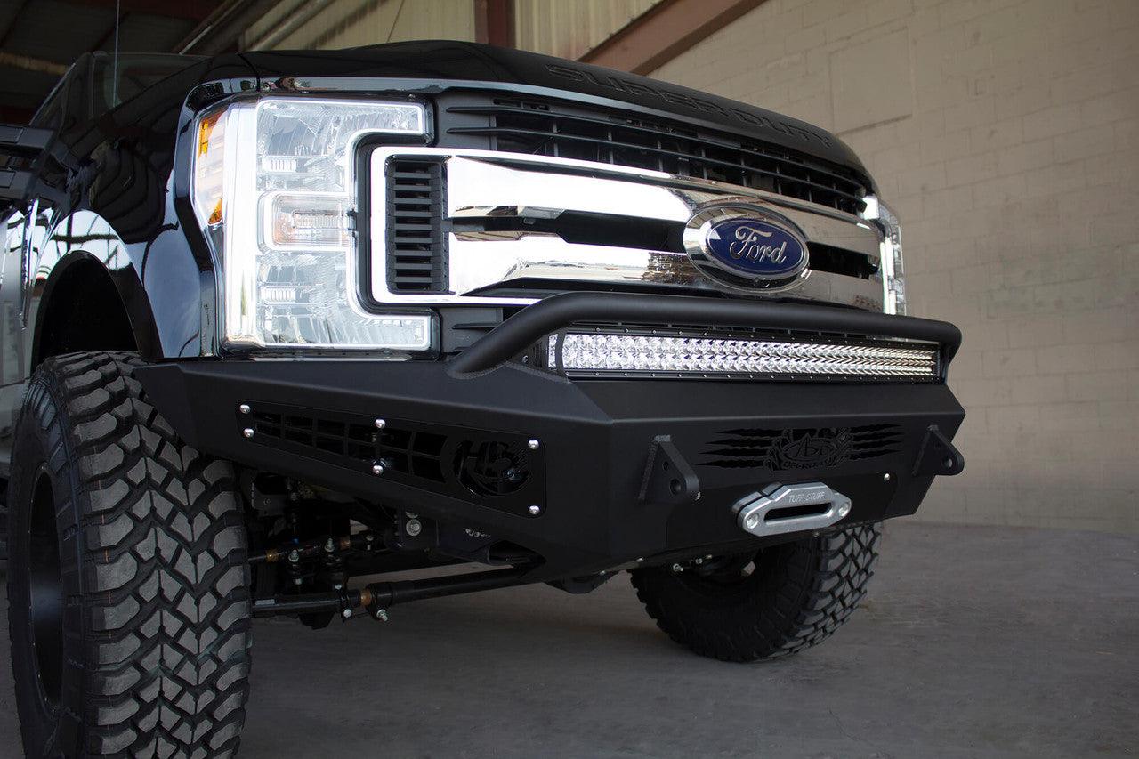 2017 - 2022 Ford Super Duty HoneyBadger Winch Front Bumper - Apollo Off-Road