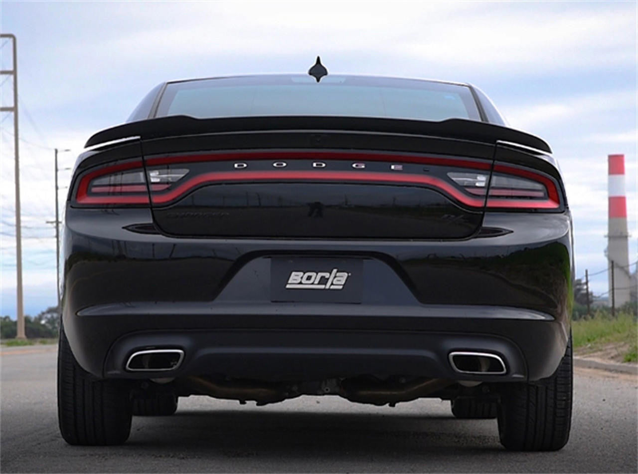 2017-2023 Chrysler 300-Dodge Charger R-T Cat-Back Exhaust System, ATAK, Chrome Tips - Apollo Off-Road