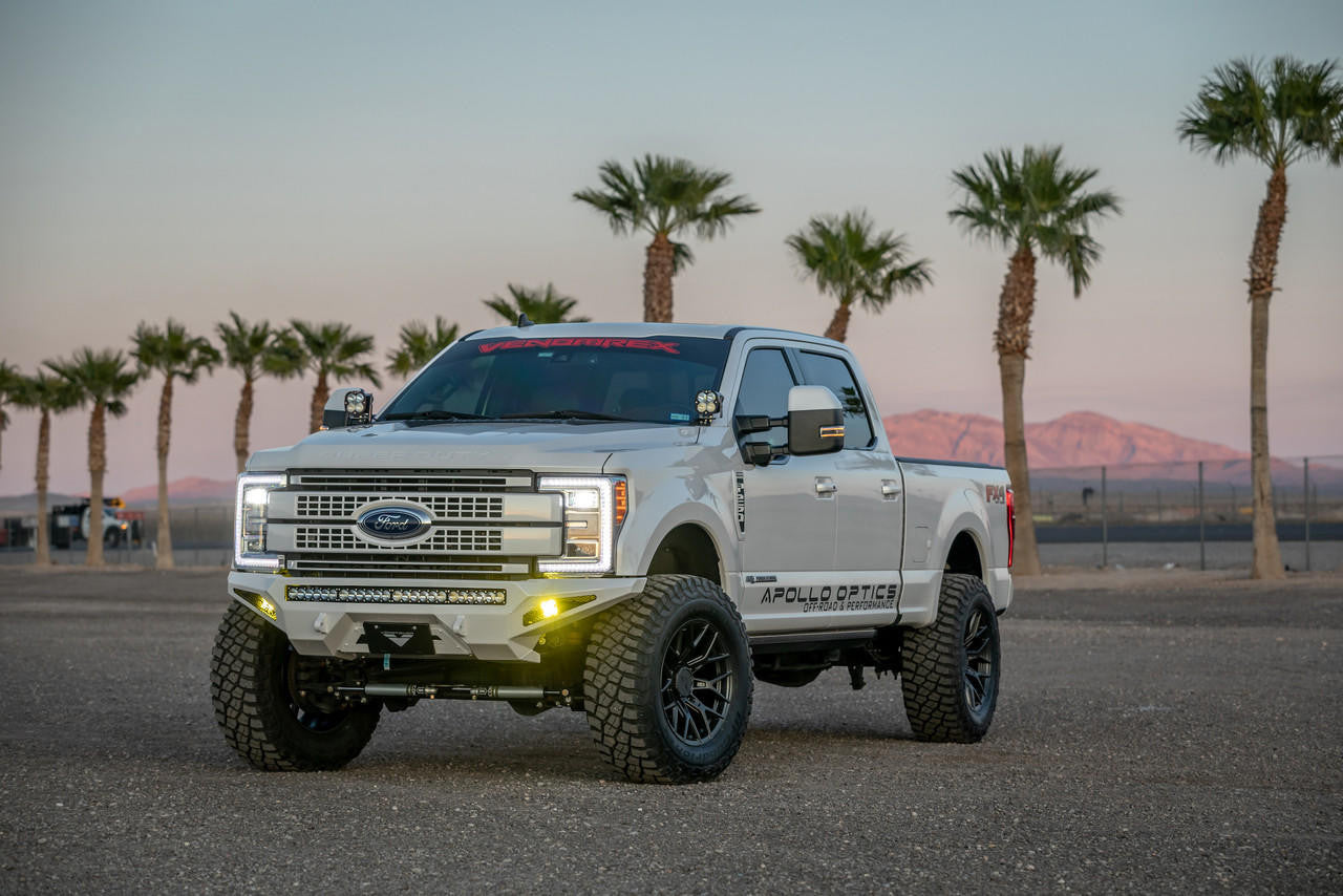 2017-22 Ford Super Duty A-Pillar Light Mounts - Apollo Off-Road
