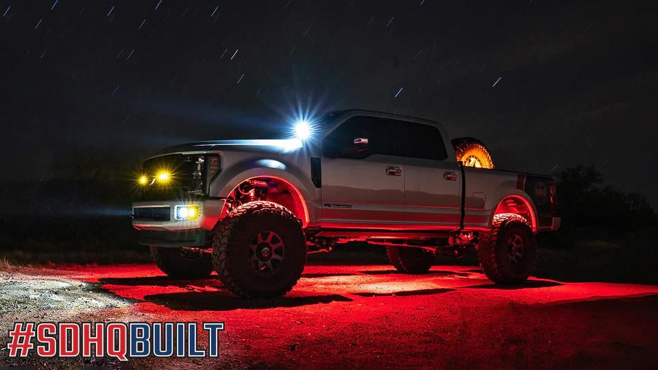 2017-22 Ford Super Duty A-Pillar Light Mounts - Apollo Off-Road