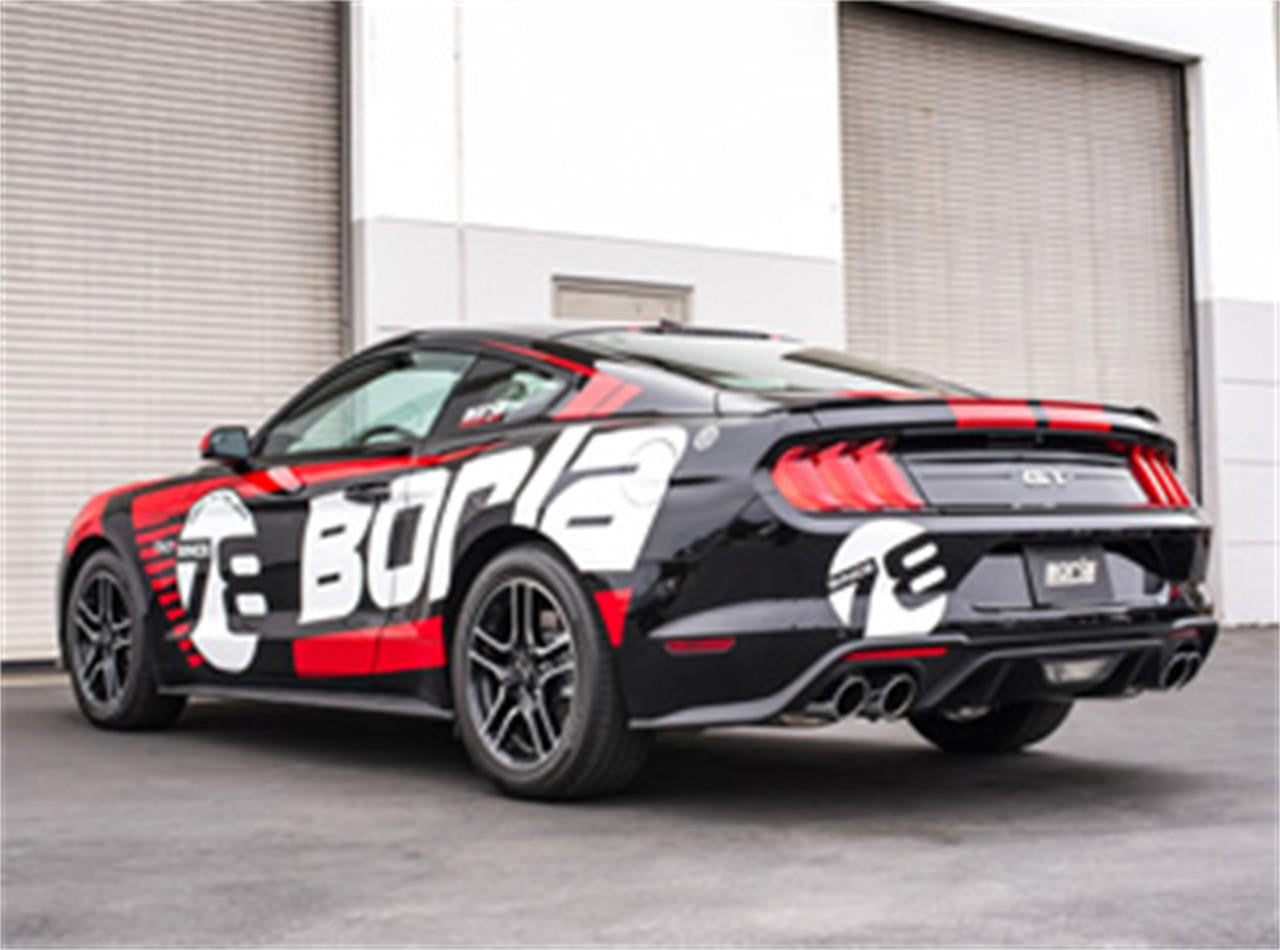 2018-2021 Ford Mustang GT Cat-Back Exhaust System, ATAK, Chrome Tips - Apollo Off-Road
