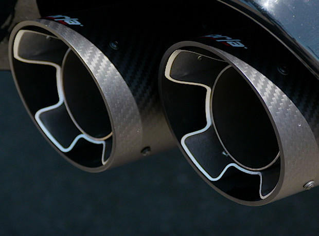 2018-2021 Jeep Grand Cherokee Trackhawk WK2 Tip Kit Dual Round Angle-Cut Carbon Fiber Bright - Apollo Off-Road