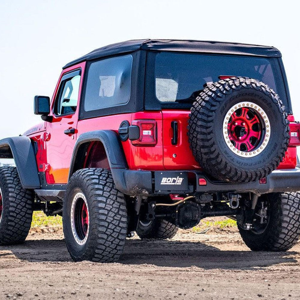 2018-2023 Jeep Wrangler JL Cat-Back Exhaust System, S-Type, Chrome Tips - Apollo Off-Road