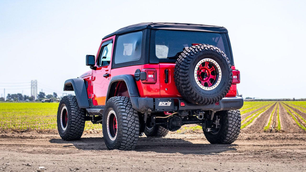 2018-2023 Jeep Wrangler JL Cat-Back Exhaust System, Touring, Chrome Tips - Apollo Off-Road