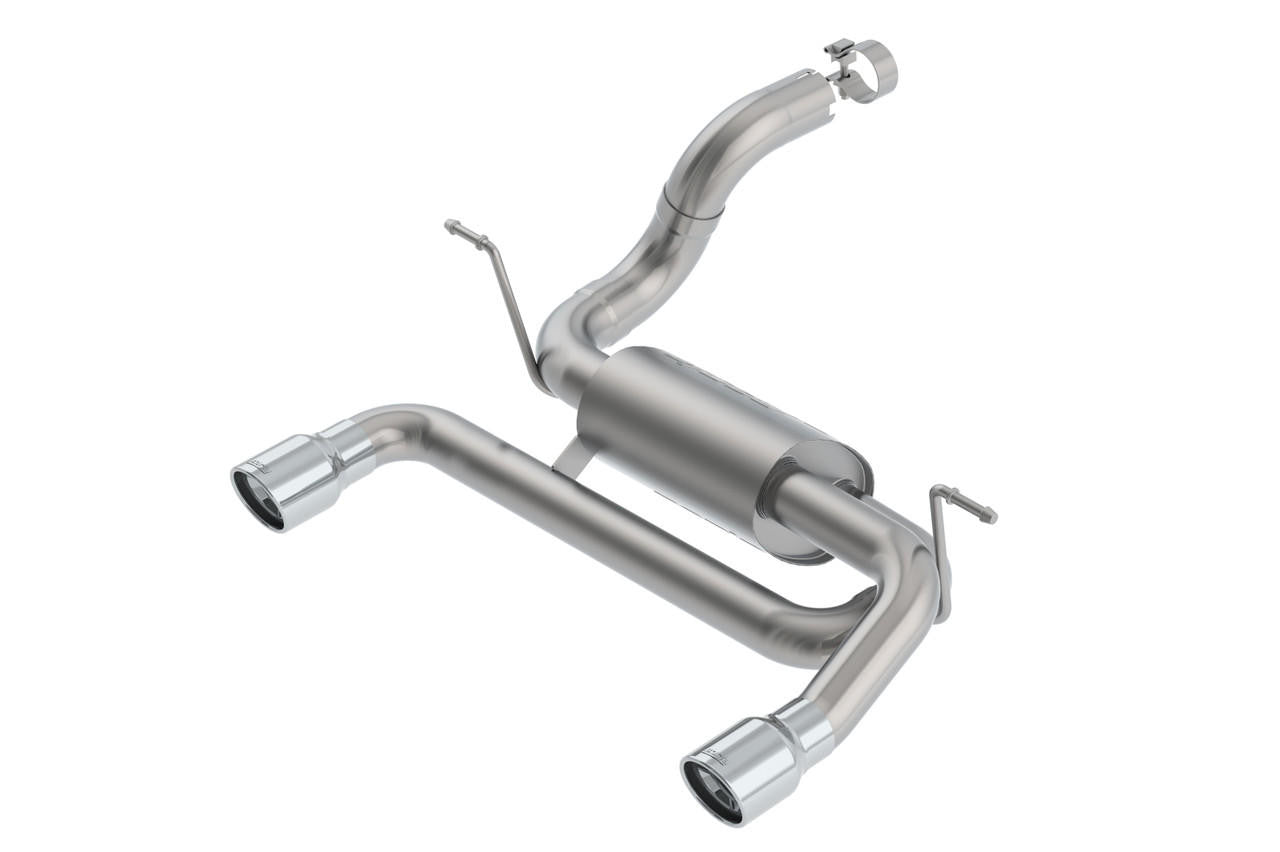 2018-2023 Jeep Wrangler JL-JLU Axle-Back Exhaust System, S-Type, Chrome Tips - Apollo Off-Road