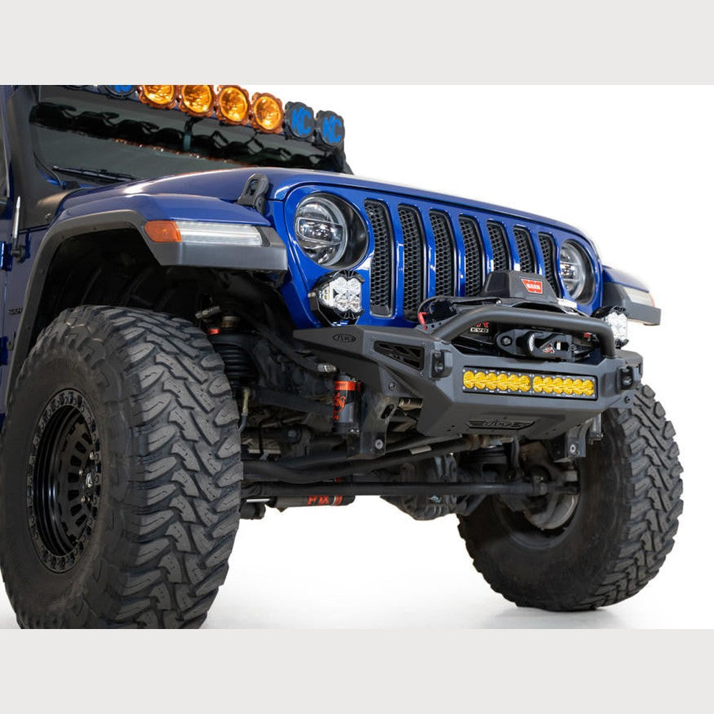 2018 - Up Jeep JL/JT Rock Fighter Winch Front Bumper - Apollo Off-Road
