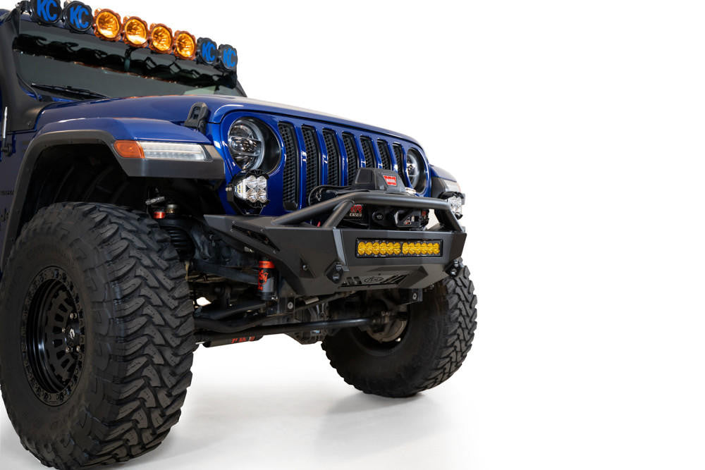 2018 - Up Jeep JL/JT Stealth Fighter Winch Front Bumper - Apollo Off-Road