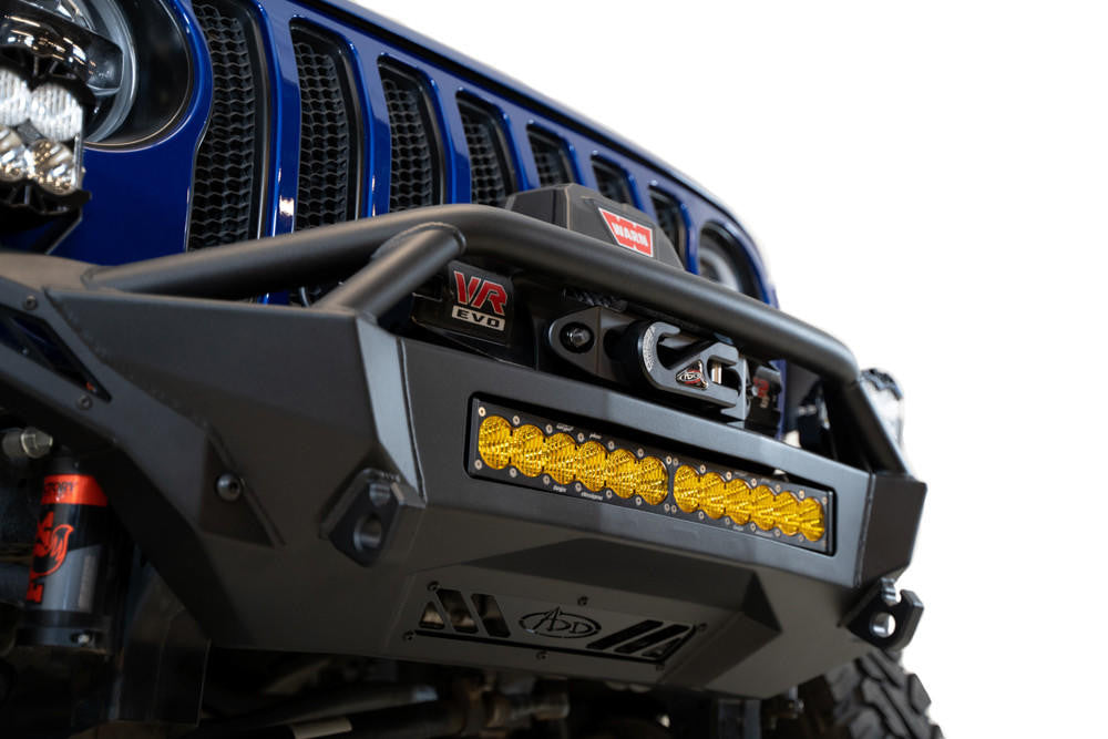 2018 - Up Jeep JL/JT Stealth Fighter Winch Front Bumper - Apollo Off-Road