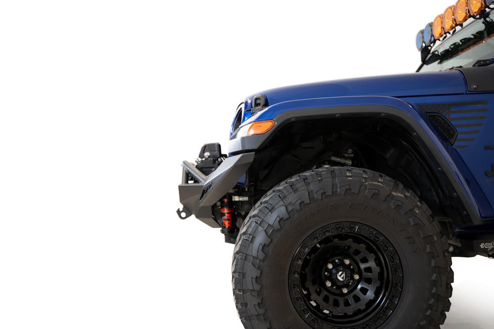 2018 - Up Jeep JL/JT Stealth Fighter Winch Full Length Front Bumper - Apollo Off-Road