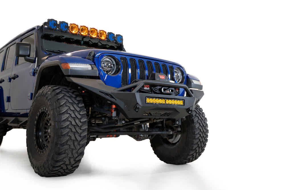 2018 - Up Jeep JL/JT Stealth Fighter Winch Full Length Front Bumper - Apollo Off-Road
