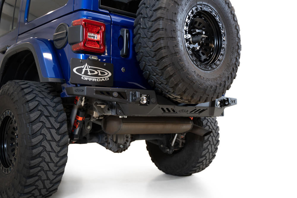 2018 - Up Jeep Wrangler JL Stealth Fighter Rear Bumper - Apollo Off-Road