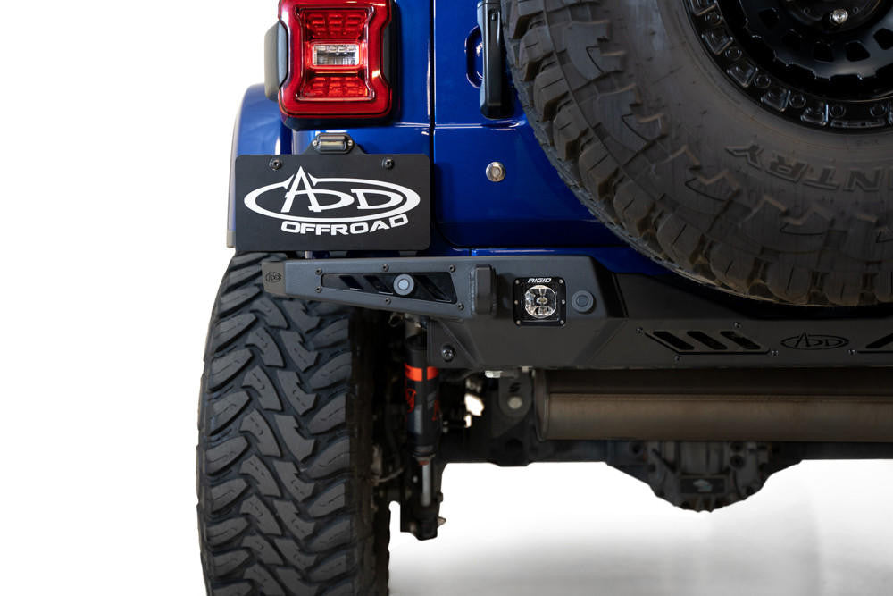 2018 - Up Jeep Wrangler JL Stealth Fighter Rear Bumper - Apollo Off-Road