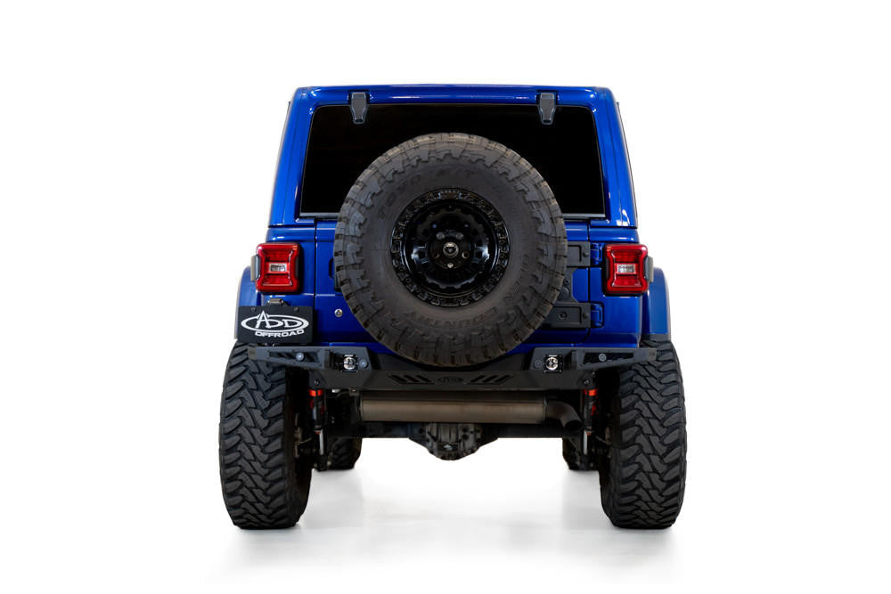 2018 - Up Jeep Wrangler JL Stealth Fighter Rear Bumper - Apollo Off-Road